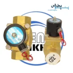 شیر برقی 2-2 برنجی