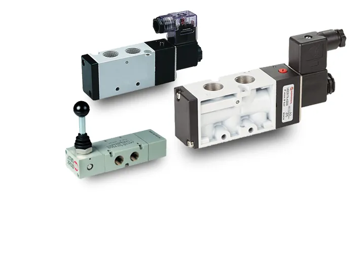 شیر کنترل جهت پنوماتیک